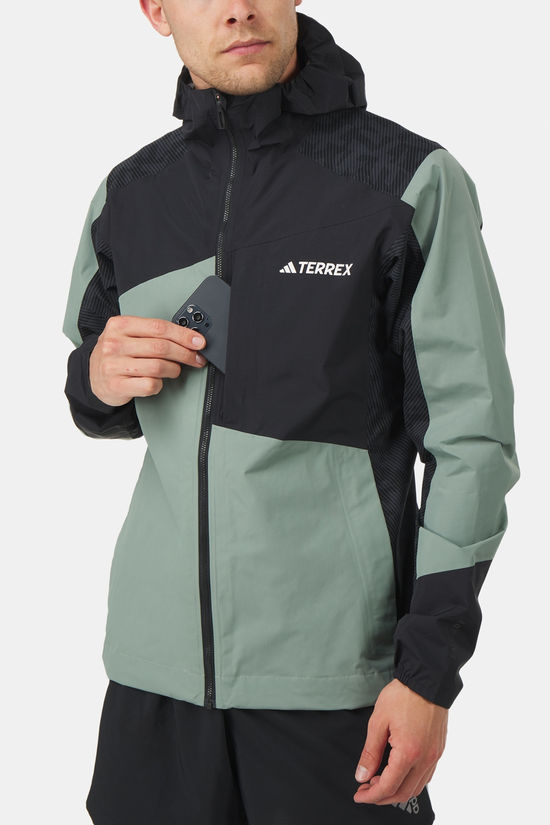 adidas Terrex Xperior Hybrid Rain.Ready Jas mid green