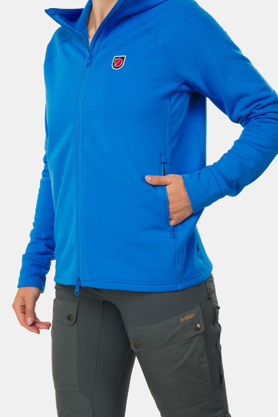 Fjällräven Expedition Hoodie Fleecevest Dames blue