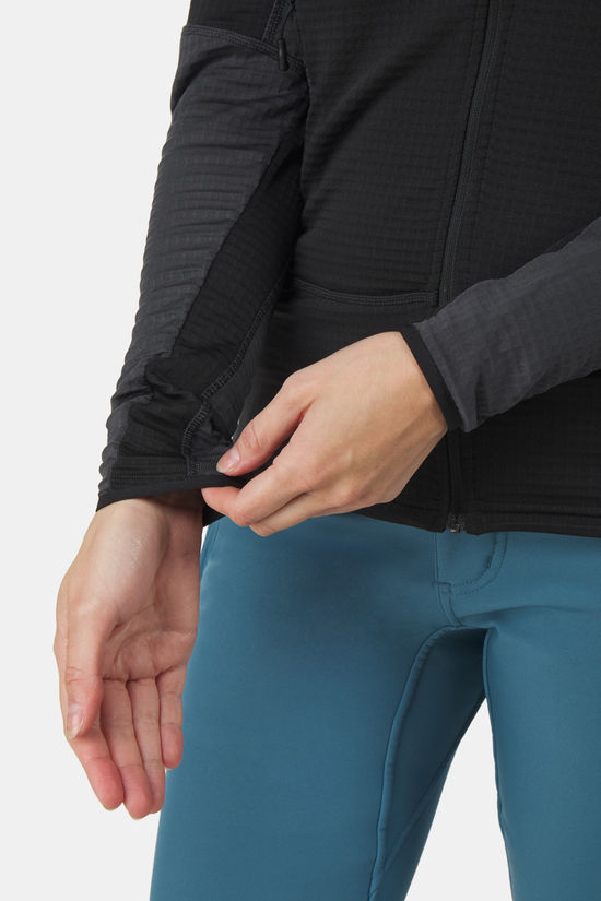 The North Face Stormgap Powergrid Trui Dames Black/Dark Grey