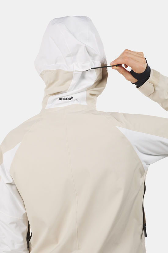 Peak Performance W Insulated 2L Ski Jacket Sand Brown/Off White
