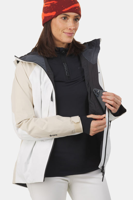 Peak Performance W Insulated 2L Ski Jacket Sand Brown/Off White