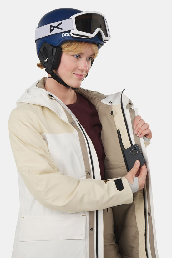 Peak Performance W 2L Stretch Parka Ski-Jas Dames Off White/Beige