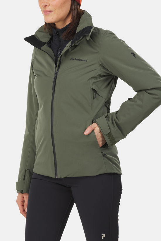Peak Performance W Anima Jacket Ski-Jas Dames green