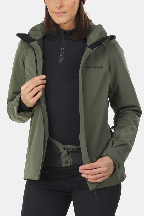 Peak Performance W Anima Jacket Ski-Jas Dames green
