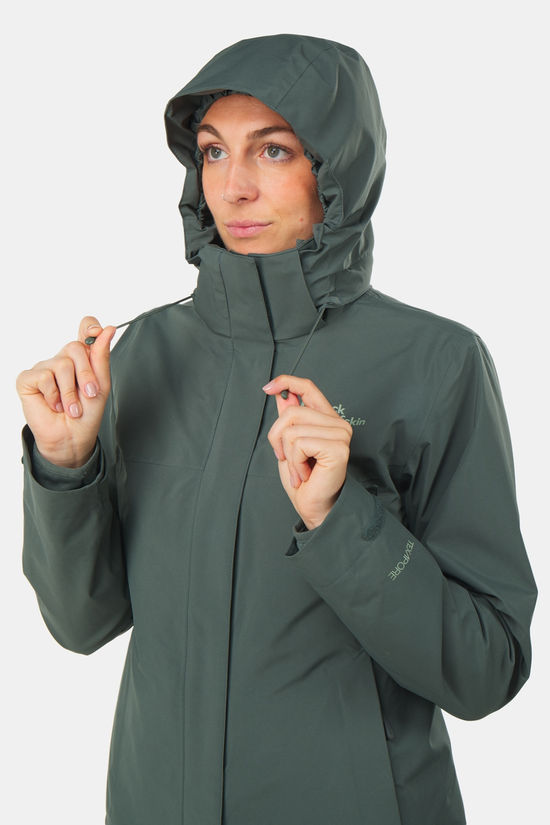 Jack Wolfskin Luntal 3-In-1 Jas Dames mid green