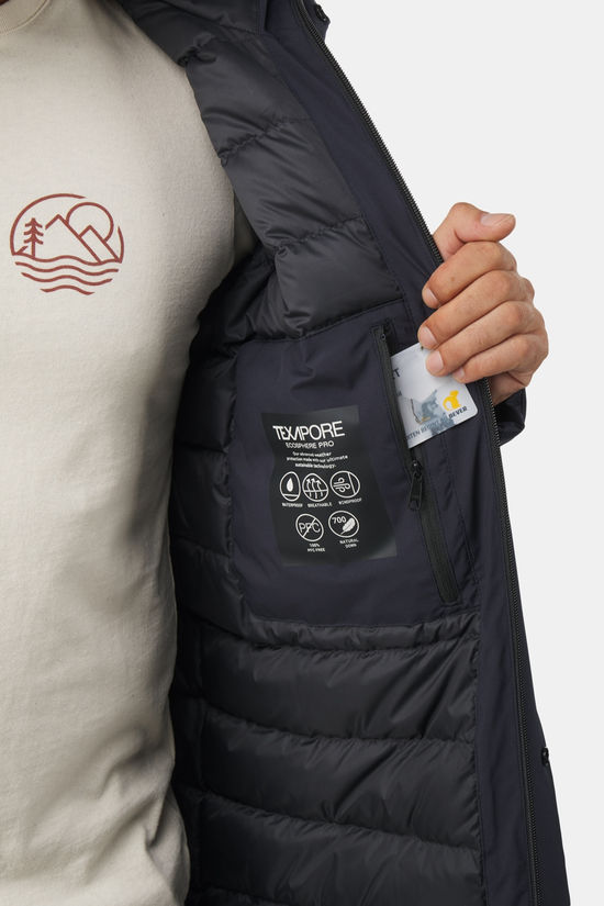 Jack Wolfskin Brandenburger Coat Donsparka dark blue