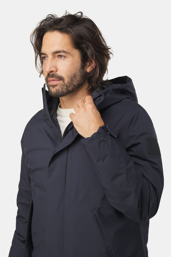 Jack Wolfskin Brandenburger Coat Donsparka dark blue