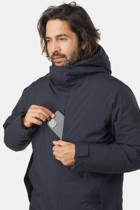 Jack Wolfskin Brandenburger Coat Donsparka dark blue
