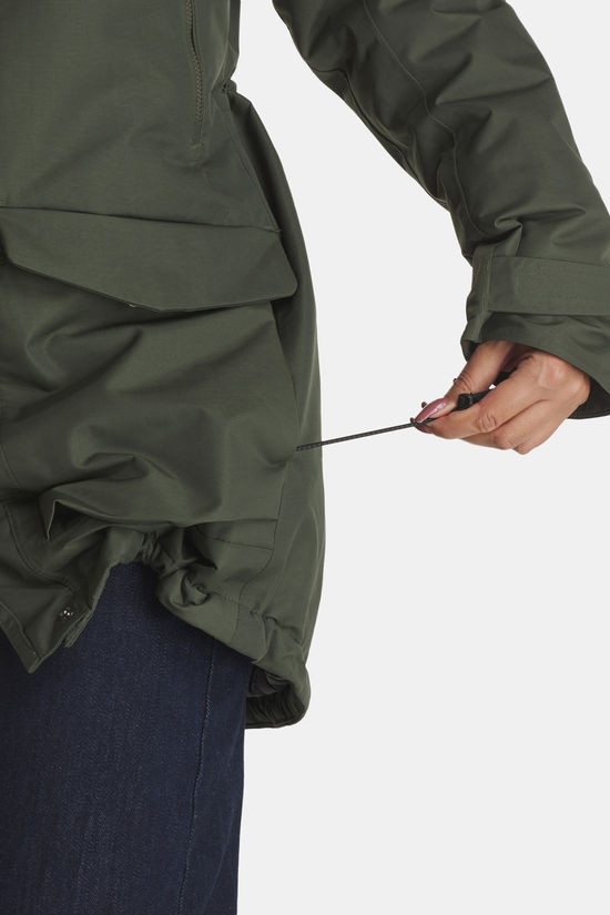 Didriksons Frida 7 Parka Dames dark khaki