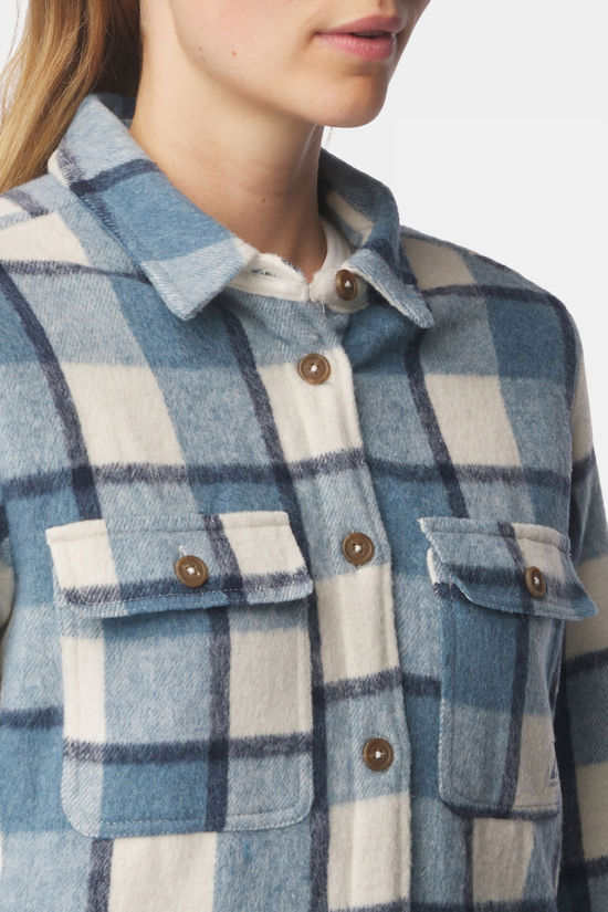 Ayacucho Flannel Padded Blouse Dames Mid Blue/Assorted / Mixed
