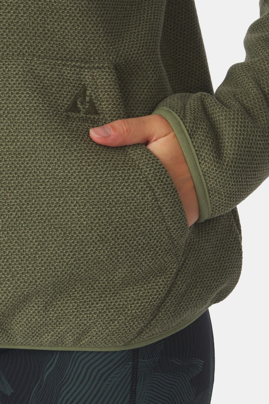 Ayacucho Castle Fleece Trui Dames Olive Green
