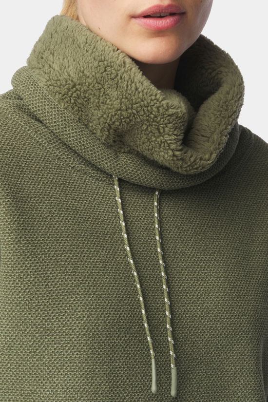 Ayacucho Castle Fleece Trui Dames Olive Green
