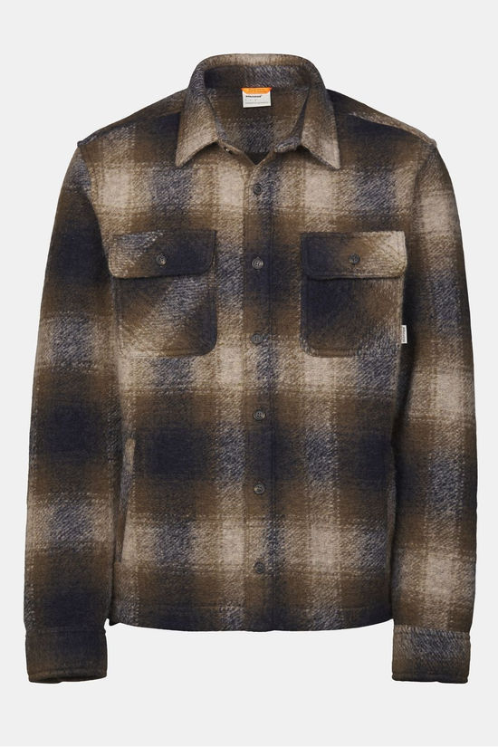 Ayacucho Hinton Overshirt Dark Khaki/Checks