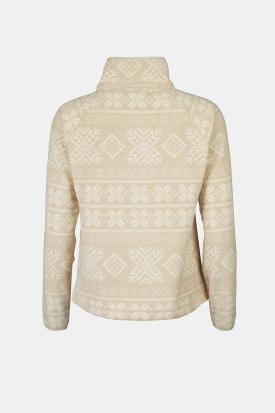 Ayacucho Inverno Printed Fleecetrui Dames Stone/Patterned