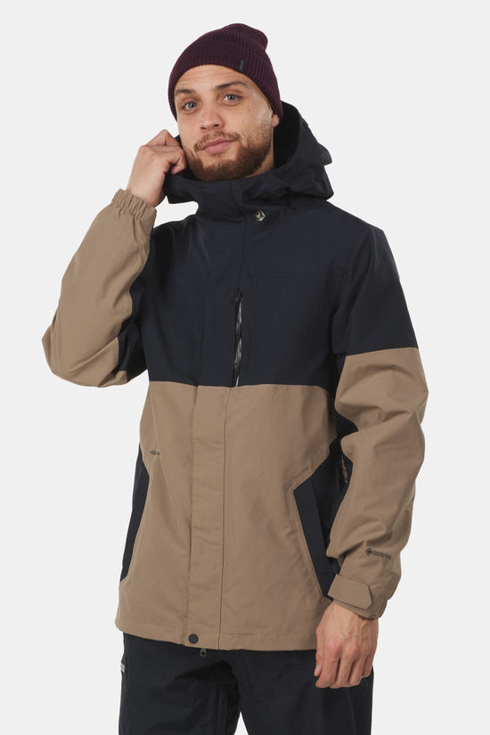Volcom L Gore-Tex Jacket Ski-Jas Brown/Black