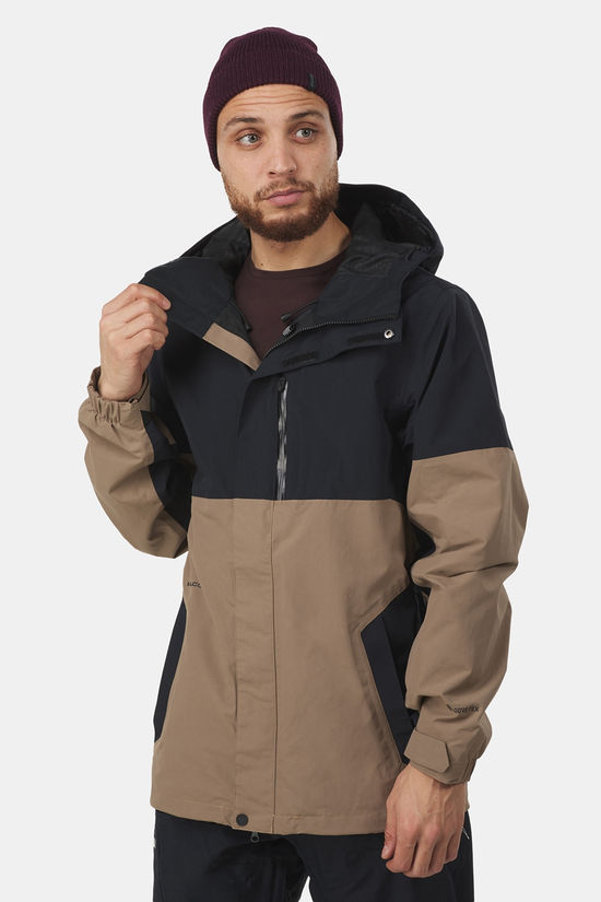 Volcom L Gore-Tex Jacket Ski-Jas Brown/Black