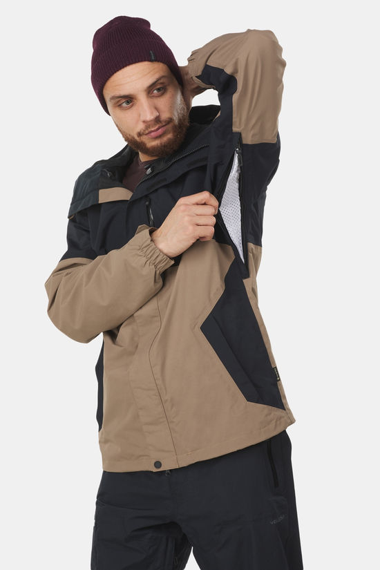 Volcom L Gore-Tex Jacket Ski-Jas Brown/Black