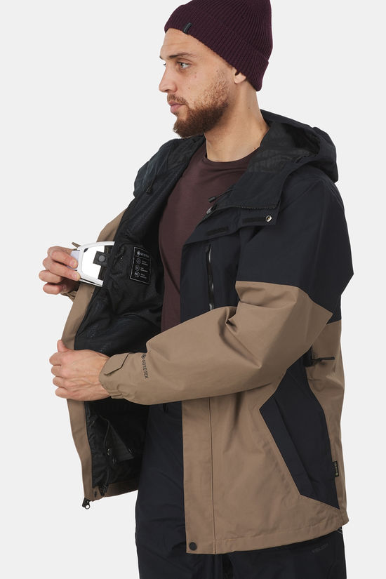 Volcom L Gore-Tex Jacket Ski-Jas Brown/Black
