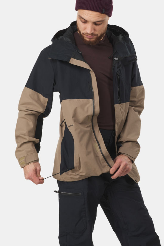 Volcom L Gore-Tex Jacket Ski-Jas Brown/Black