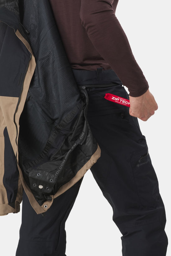 Volcom L Gore-Tex Jacket Ski-Jas Brown/Black