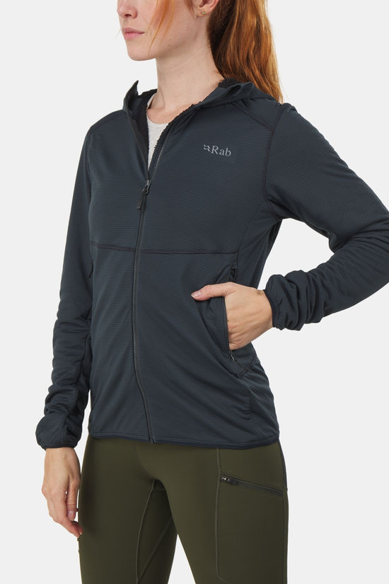 Rab Evolute Hoody Fleece Dames dark grey