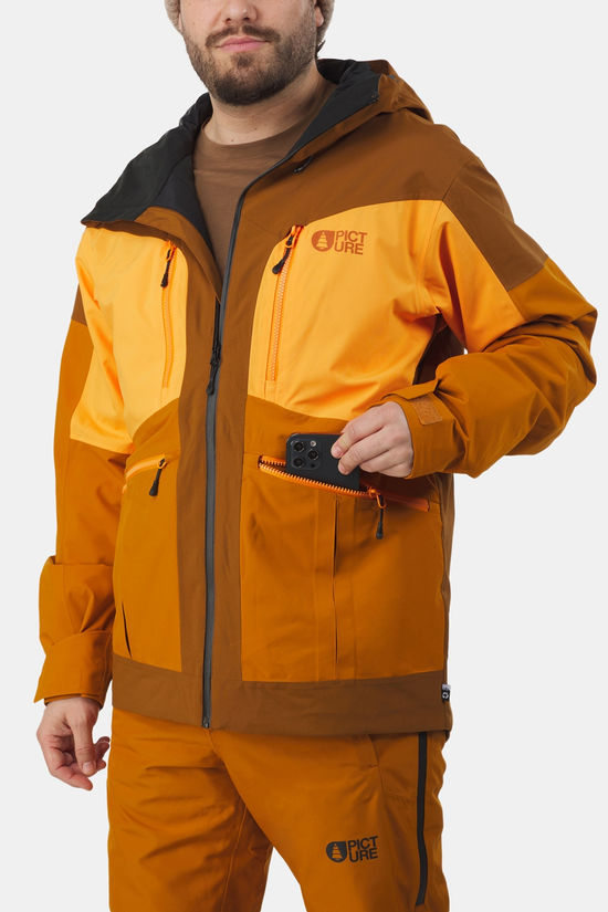 Picture Naikoon Jkt Ski-Jas orange/brown