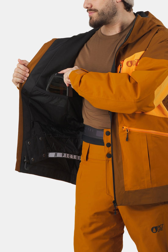 Picture Naikoon Jkt Ski-Jas orange/brown