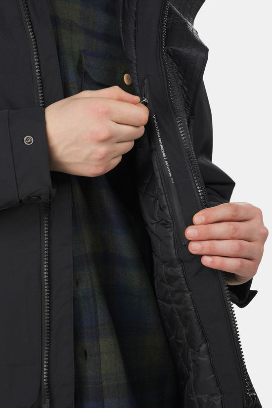 Krakatau Wear Schorl Gevoerde Parka black