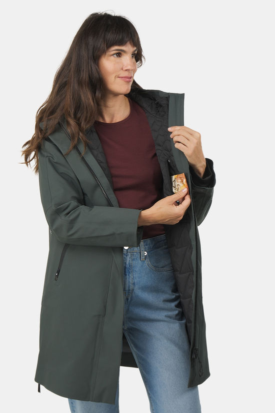 Krakatau Wear Planck Liner Parka Dames dark green