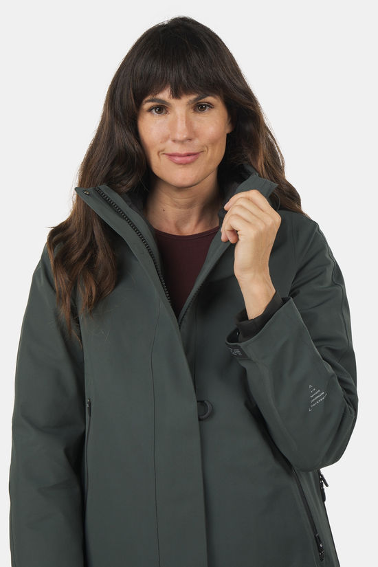 Krakatau Wear Planck Liner Parka Dames dark green