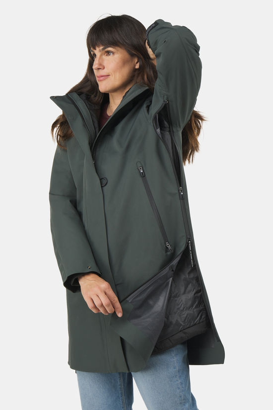 Krakatau Wear Planck Liner Parka Dames dark green