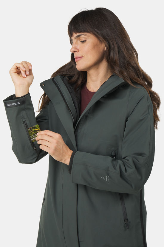 Krakatau Wear Planck Liner Parka Dames dark green