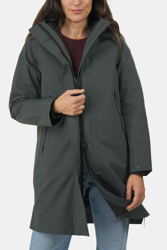 Krakatau Wear Planck Liner Parka Dames dark green