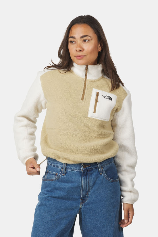 The North Face Yumiori 1/4 Zip Fleecetrui Dames Beige/Sand Brown