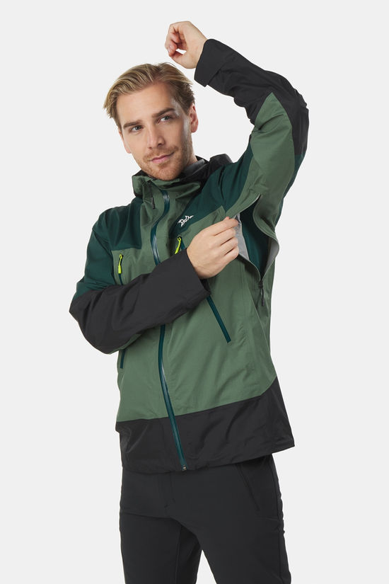 The North Face Signal 2.5L Dryvent Hardshell Jas green/black