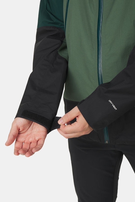 The North Face Signal 2.5L Dryvent Hardshell Jas green/black