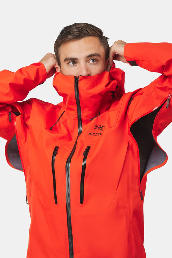 Arc'teryx Alpha SV Hardshell Jas orange/black