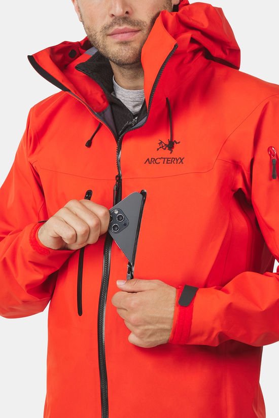 Arc'teryx Alpha SV Hardshell Jas orange/black
