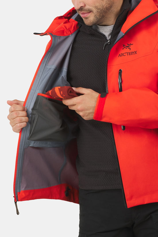 Arc'teryx Alpha SV Hardshell Jas orange/black