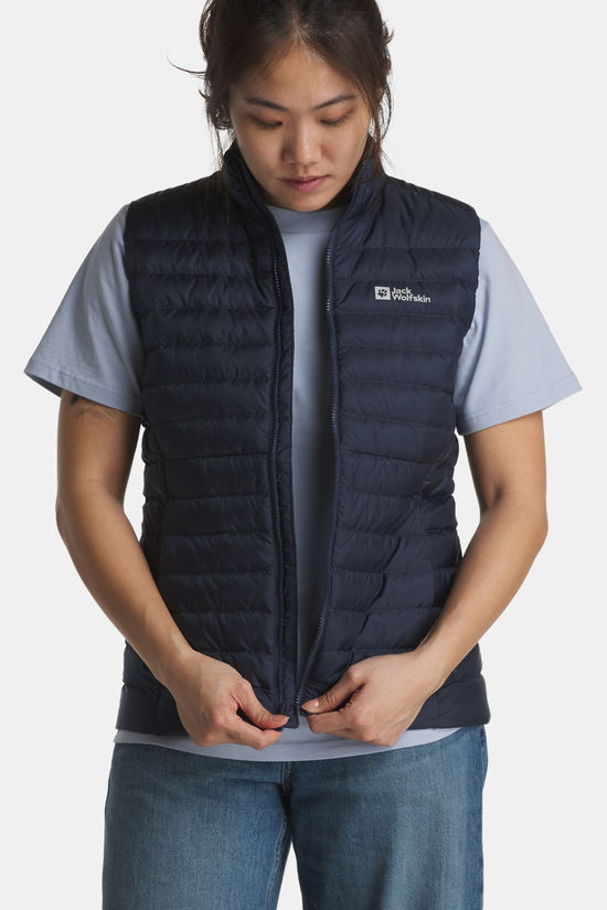Jack Wolfskin Pilvi Down Bodywarmer Dames Navy Blue