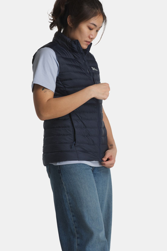 Jack Wolfskin Pilvi Down Bodywarmer Dames Navy Blue