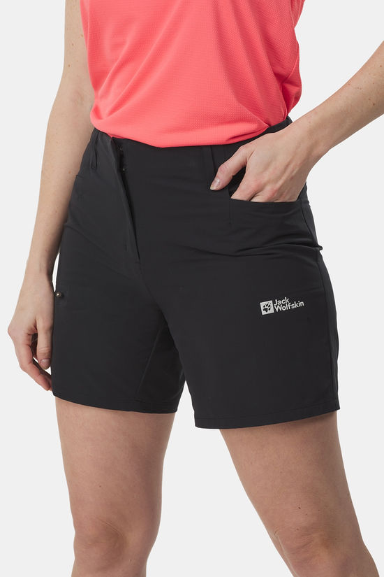 Jack Wolfskin Prelight Stride Korte Broek Dames black