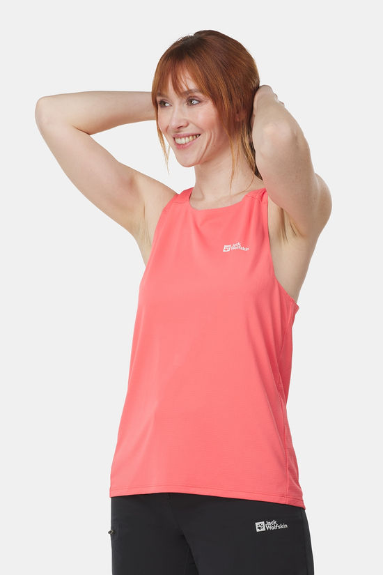 Jack Wolfskin Prelight Stride Tank Top Dames Fuchsia