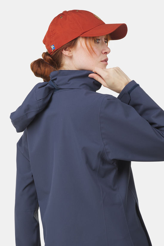 Jack Wolfskin Trailtime 2L Regenjas Dames Navy Blue