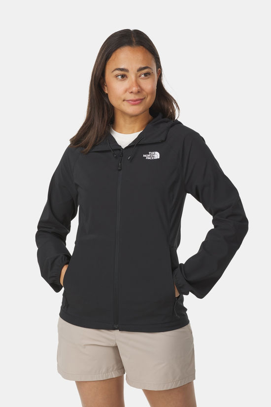 The North Face Nimble Hoodie Softshell Jas Dames black