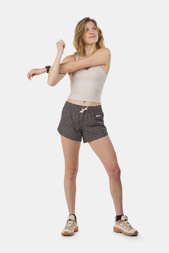 Vuori Clementine 4" Short 2.0 Korte Broek Dames Mocha/Black