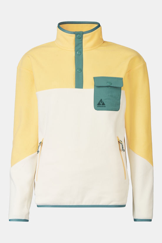 Ayacucho Peniche Micro Fleece Snap Pullover Dames Light Yellow/Assorted / Mixed