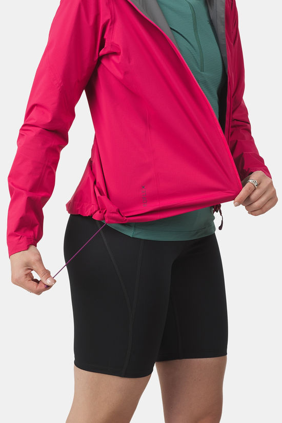 Rab Cinder Downpour Light Fietsjas Dames mid pink