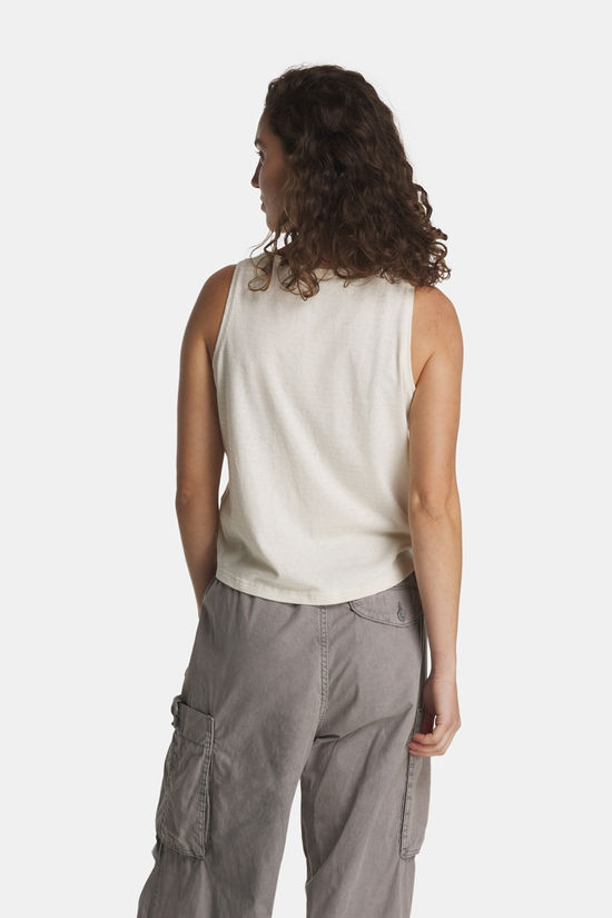 Royal Robbins Vacationer Boxy Tank Top Dames off white