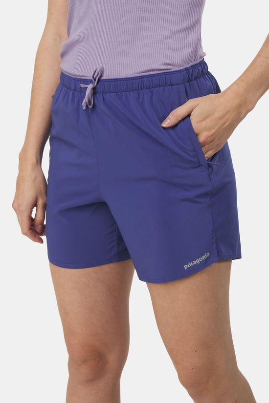 Patagonia Multi Trails Shorts - 5 1/2 In. Korte Broek Dames mid purple